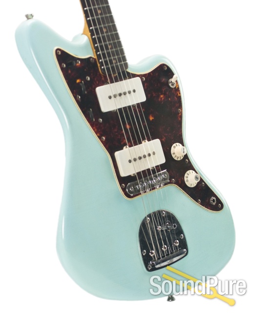Mario Guitars Jazz-Style Sonic Blue Electric Guitar #1216232 — image 8