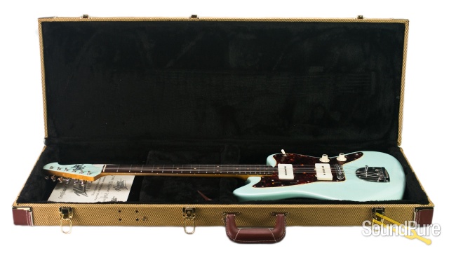 Mario Guitars Jazz-Style Sonic Blue Electric Guitar #1216232 — image 9