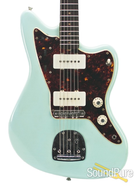 Mario Guitars Jazz-Style Sonic Blue Electric Guitar #1216232 — image 1