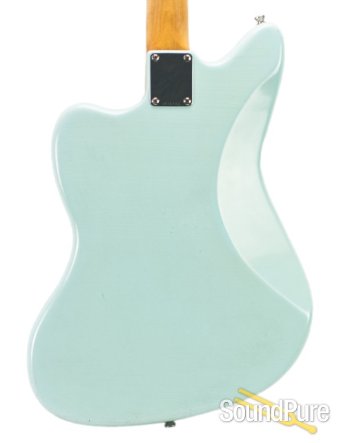 Mario Guitars Jazz-Style Sonic Blue Electric Guitar #1216232 — image 11