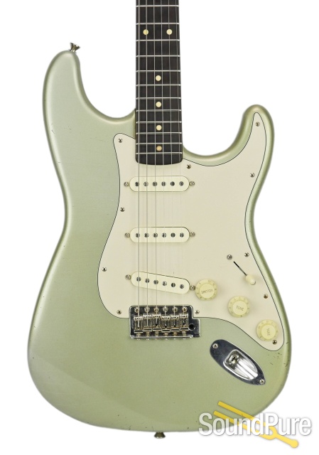 Mario Guitars S-Style Firemist Silver Electric Guitar — image 1