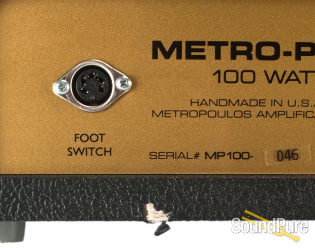 Metropoulos Metro-Plex Amplifier Head, Black - Used — image 3