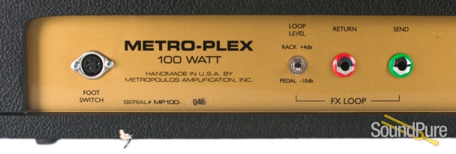 Metropoulos Metro-Plex Amplifier Head, Black - Used — image 8
