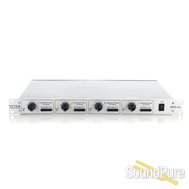 Sytek MPX-4Aii 4-channel Microphone Preamplifier - Used — image 1