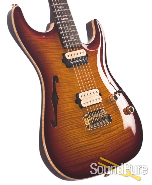 Suhr Standard Ltd. Edition Archtop Aged Cherry Burst - Used — image 8