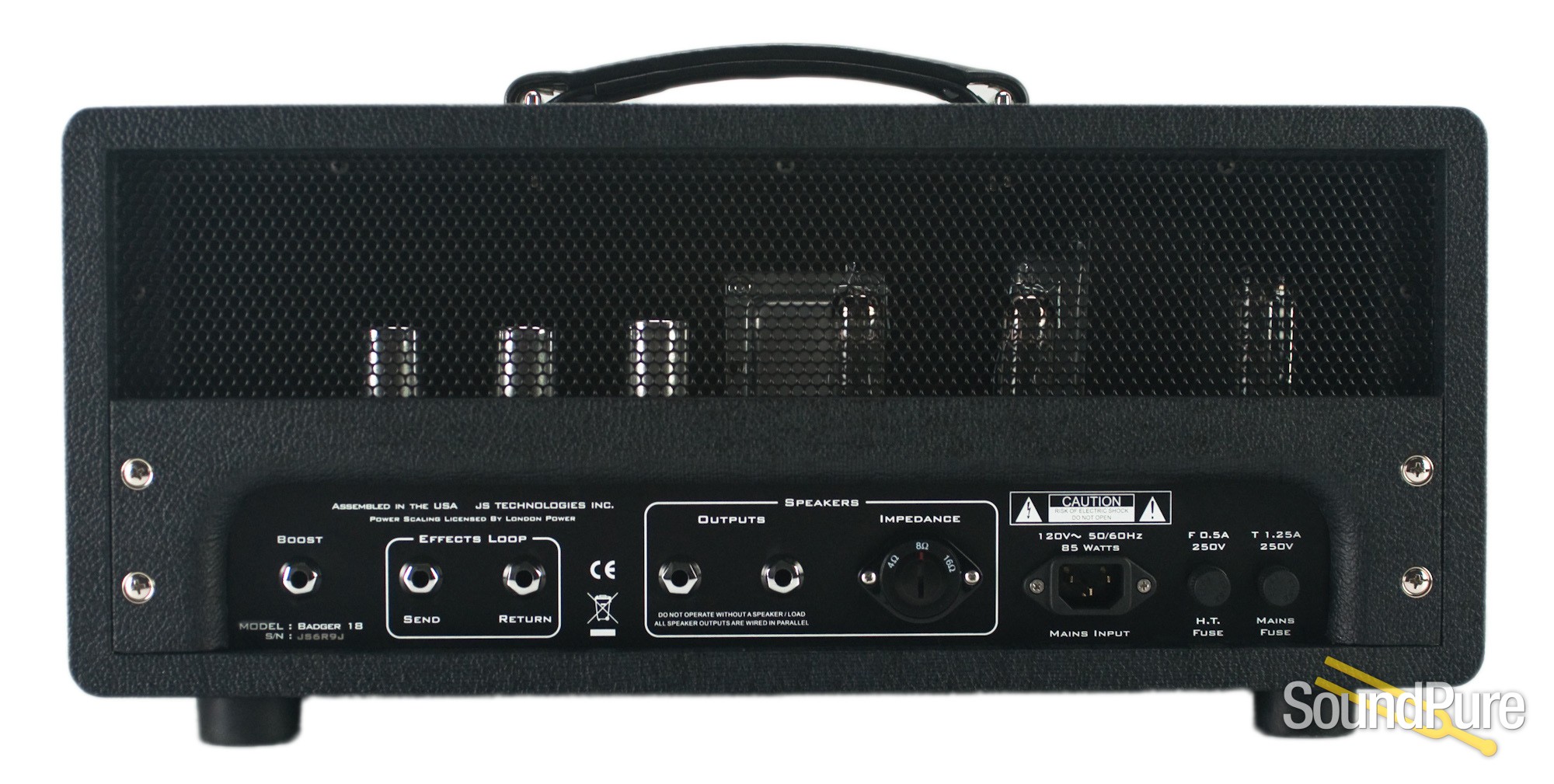 Suhr Badger 18 Amp Head, Black