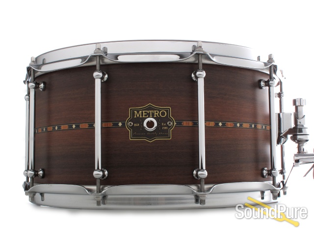 Metro 7x14 Torrangora 12 Ply Snare Drum w/ Figured Inlay — image 1