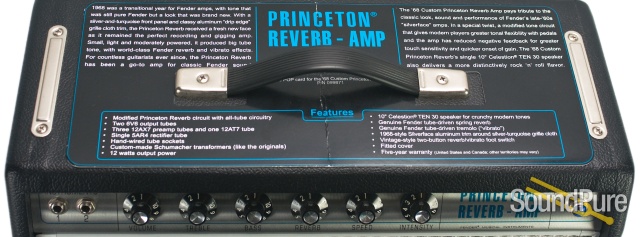 Fender '68 Reissue Silverface Princeton Combo - Used — image 8
