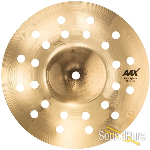 Sabian 10" AAX Aero Splash Cymbal- Brilliant