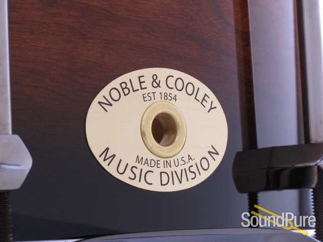 Noble & Cooley 7x14 Classic SS Cherry Snare Drum-Black Burst — image 2