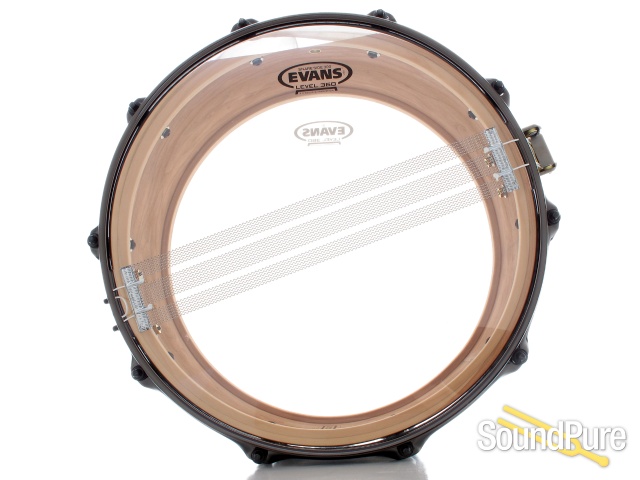 Noble & Cooley 7x14 Classic SS Cherry Snare Drum-Black Burst — image 3