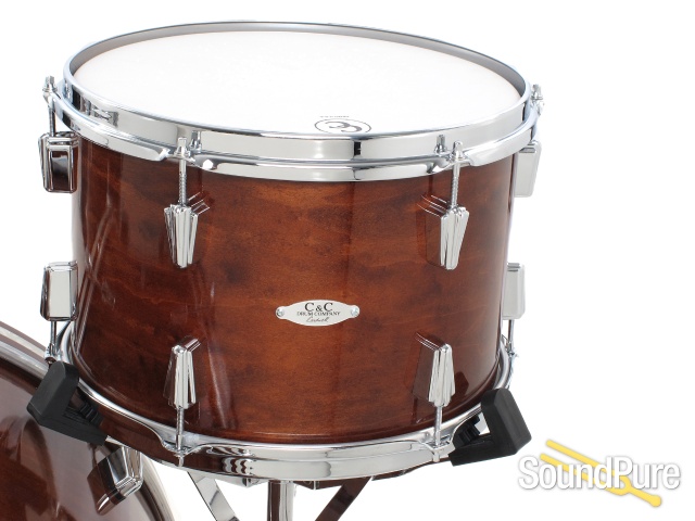 C&C Drums Maple/Gum Drum Set-Mahogany Stain Gloss — image 5