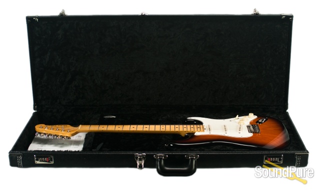Michael Tuttle Custom Classic S 2-Tone Burst SSS #417 — image 7