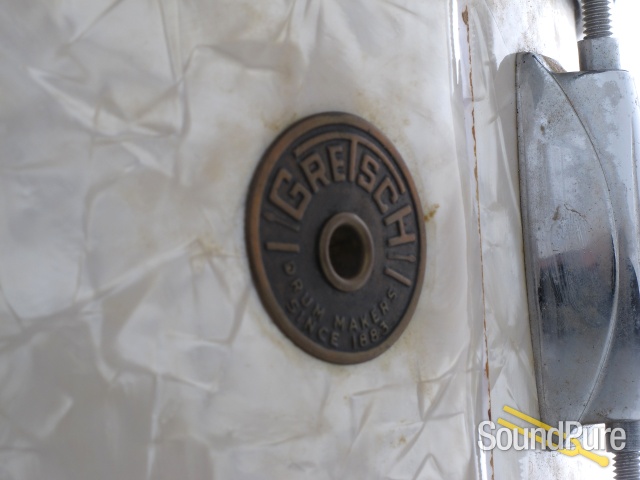 Gretsch 5x14 Round Badge Snare Drum Vintage Pearl — image 5