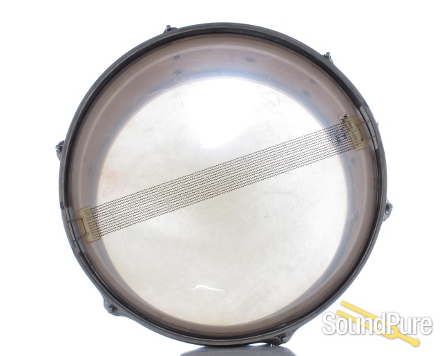 Ludwig 5x14 Pioneer Snare Drum Black/Gold Duco — image 7