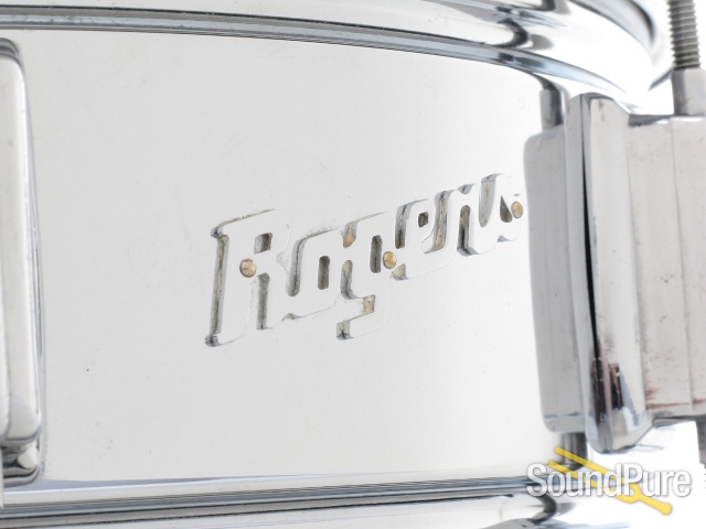 Rogers 5x14 Powertone Chrome over Brass Snare Drum — image 3