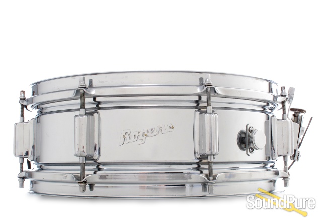 Rogers 5x14 Powertone Chrome over Brass Snare Drum — image 1