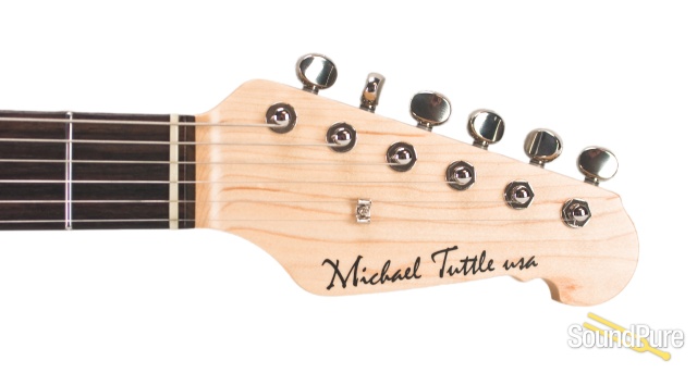 Tuttle Custom Classic S Satin Aqua Metallic HSS #394 - Used — image 7
