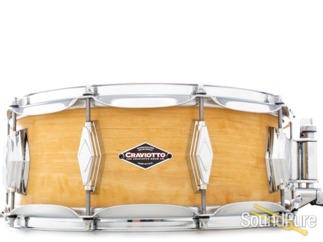 Craviotto 5.5x14 Diamond Series Maple Snare Drum — image 1