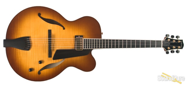 Sadowsky Jim Hall Model Caramel Burst Archtop #A1297 — image 4