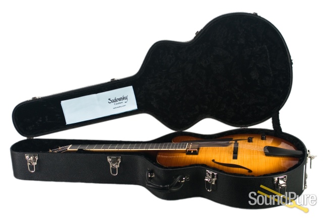 Sadowsky Jim Hall Model Caramel Burst Archtop #A1297 — image 5