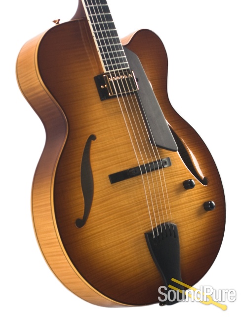 Sadowsky Jim Hall Model Caramel Burst Archtop #A1297 — image 8