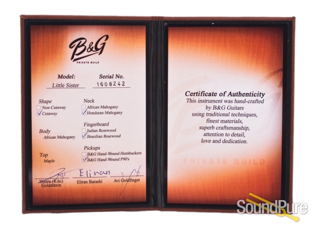B&G Little Sister Tobacco Sunburst Electric #1608241 - Used — image 3