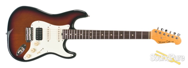 Tuttle Custom Classic S 3-Tone Sunburst HSS #227 - Used — image 3