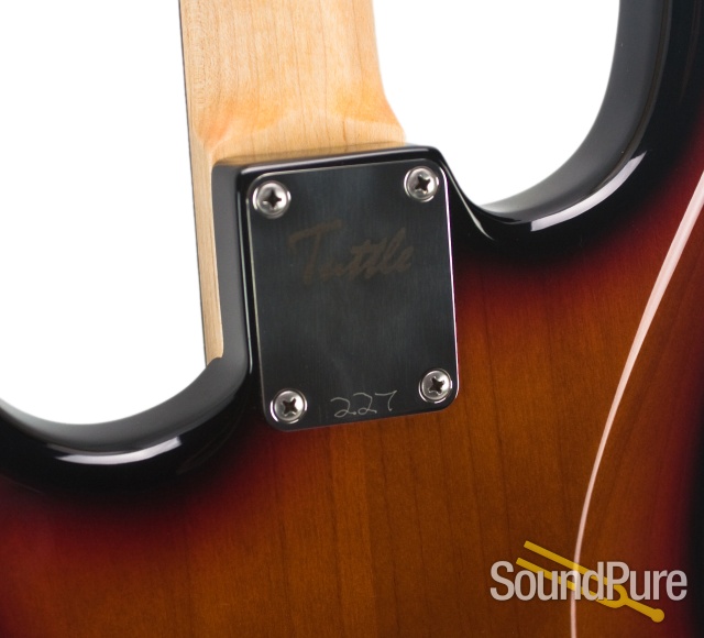 Tuttle Custom Classic S 3-Tone Sunburst HSS #227 - Used — image 7