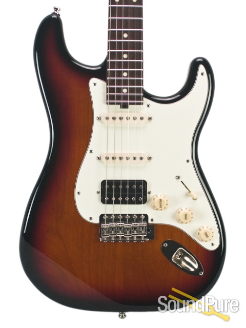 Tuttle Custom Classic S 3-Tone Sunburst HSS #227 - Used — image 1