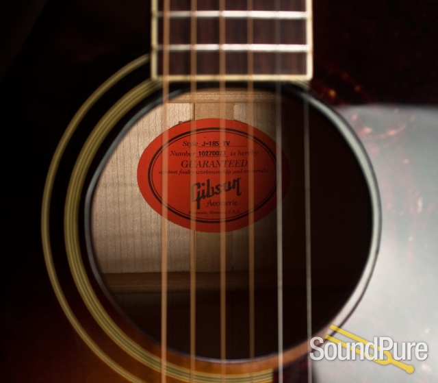 Gibson J-185 True Vintage Jumbo Acoustic #10270023 - Used — image 2