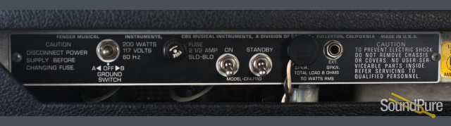 Fender '77 Bassman Ten Silverface 4x10 Combo Amp - Used — image 4