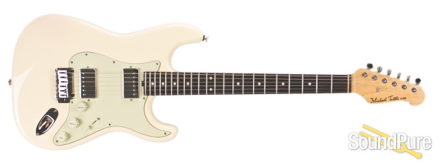 Tuttle Custom Classic S Vintage White HH IRW #209 - Used — image 4