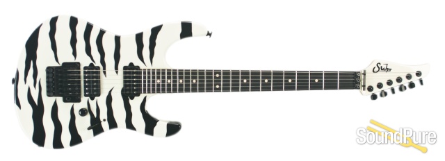 Suhr 80's Shred MKII Tiger Stripe HH Electric #JS2M0K — image 4