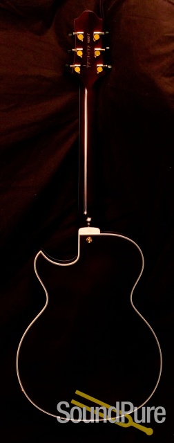 Benedetto Bambino Deluxe Honey Blonde/Espresso S1385 Archtop Guitar — image 4