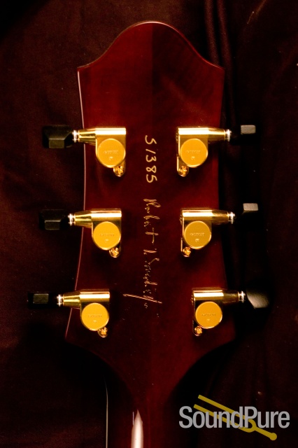 Benedetto Bambino Deluxe Honey Blonde/Espresso S1385 Archtop Guitar — image 5