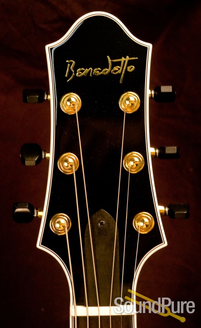 Benedetto Bambino Deluxe Honey Blonde/Espresso S1385 Archtop Guitar — image 8