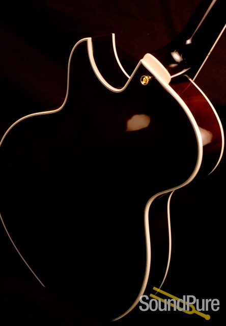 Benedetto Bambino Deluxe Honey Blonde/Espresso S1385 Archtop Guitar — image 10