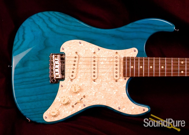 Melancon Pro Artist Aqua sn 1433 Electric Guitar
