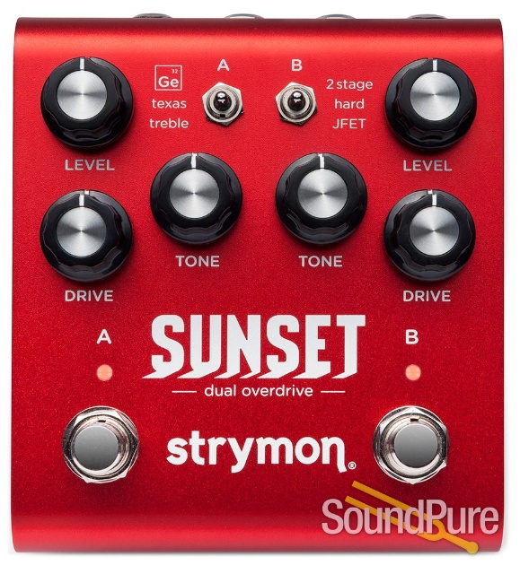 Strymon Sunset - Dual Overdrive Effect Pedal — image 1