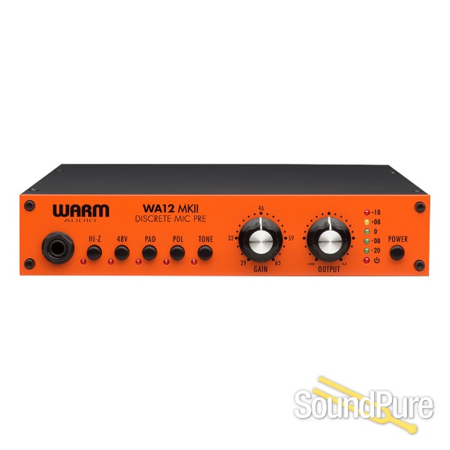 Warm Audio WA-12 MKII Mic/Instrument Preamp (Orange) — image 1