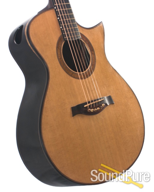 Hatcher Greta Red Cedar/Brazilian RW Acoustic - Used — image 9