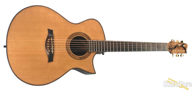 Hatcher Greta Red Cedar/Brazilian RW Acoustic - Used — image 12