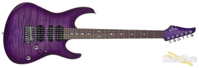 Suhr Modern Trans Purple Burst Electric Guitar #JS6T1E — image 6
