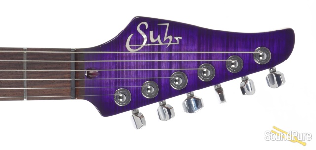 Suhr Modern Trans Purple Burst Electric Guitar #JS6T1E — image 7