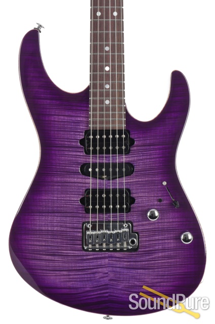Suhr Modern Trans Purple Burst Electric Guitar #JS6T1E — image 1