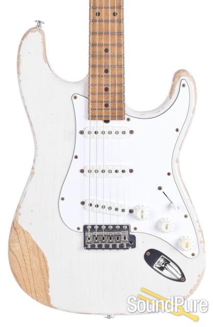 Suhr Custom Classic Antique Trans White SSS #JS8A3H — image 1