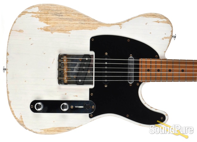 Suhr Custom Classic T Antique Trans White SSS #JS1U1H — image 5