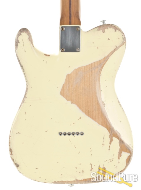 Suhr Custom Classic T Antique Vintage White Electric #JS9L8F — image 3