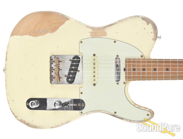 Suhr Custom Classic T Antique Vintage White Electric #JS9L8F — image 5